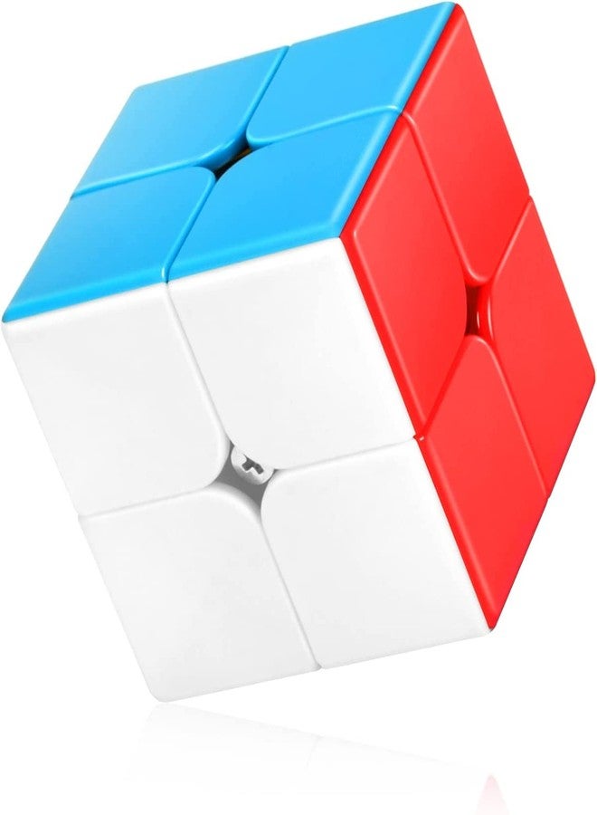 AUTHFORT Original Stickerless 2x2 Magic Cube, Fast and Smooth Speed Cube for Kids & Adult - Image 1
